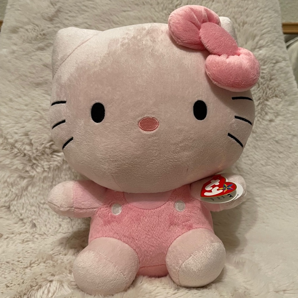 TY Beanie Buddy Hello Kitty - All Pink (Large)